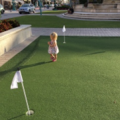 The free putting green